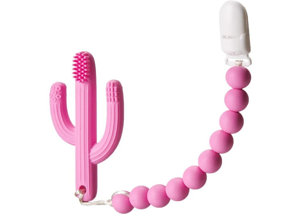 Baby Cactus Teether - Infant Training Toothbrush