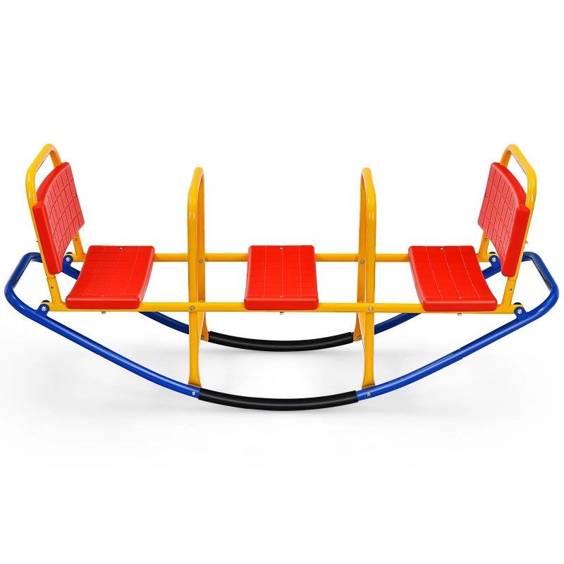 Costway Kids Rocker Teeter Totter Outdoor Rocking Seesaw