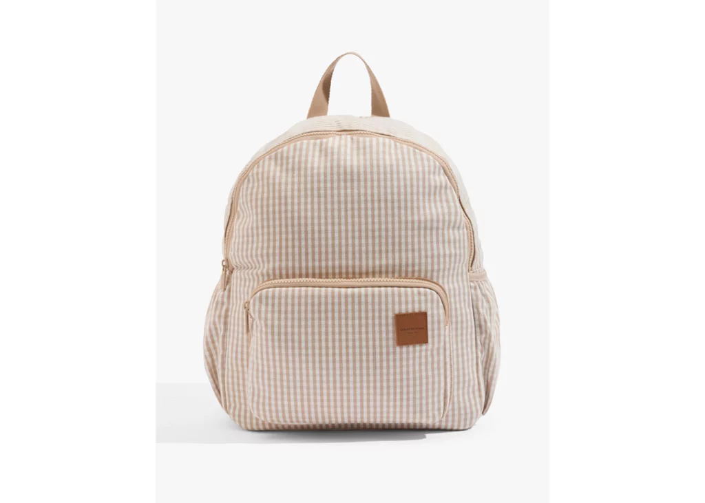 Country Road Gingham Backpack