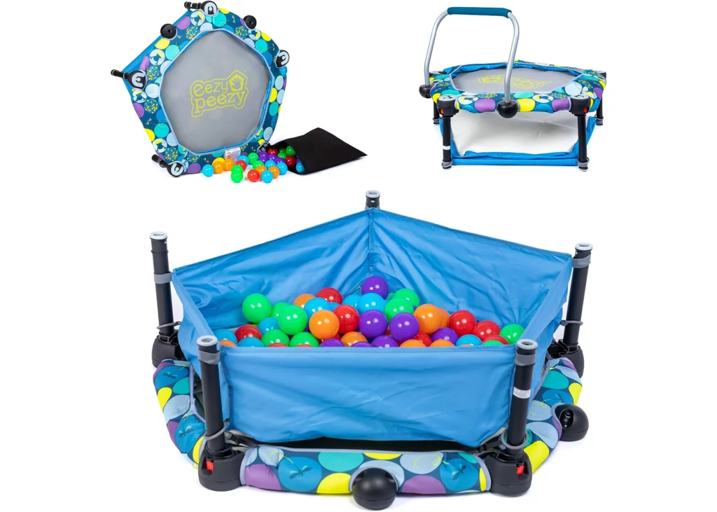 Eezy Peezy 3 in 1 Folding Ball Pit & Trampoline