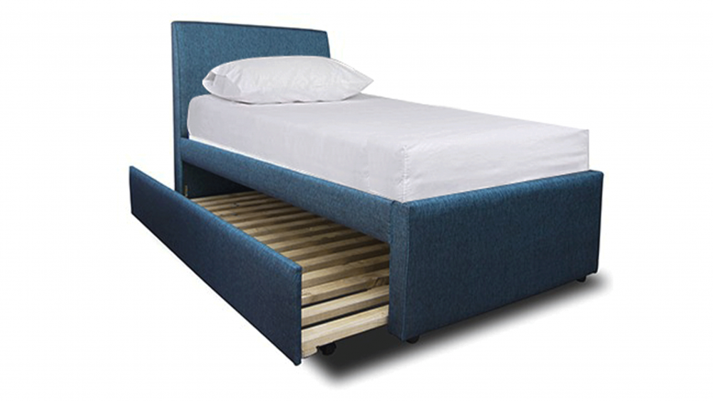 Eleanor Custom Trundle Fabric Bed