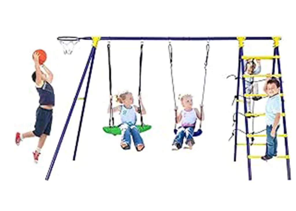 Honey Joy 5 In 1 Swing Set