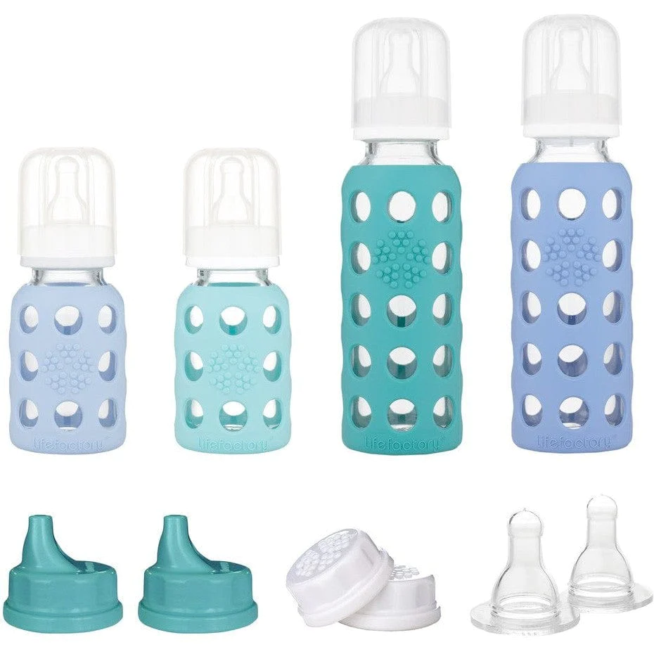 Lifefactory Glass Baby Bottle Starter Set