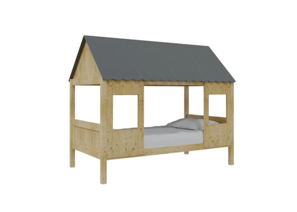 Lucius Solid Pine Timber Cubby House Bed