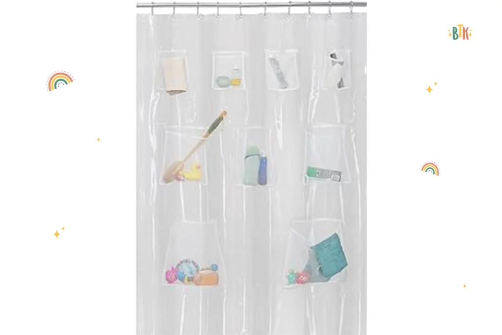 Use A Shower Curtain With Pockets