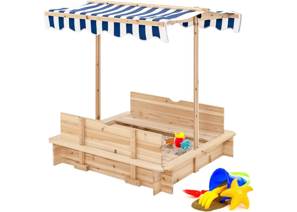 Honey Joy Canopy Sandpit