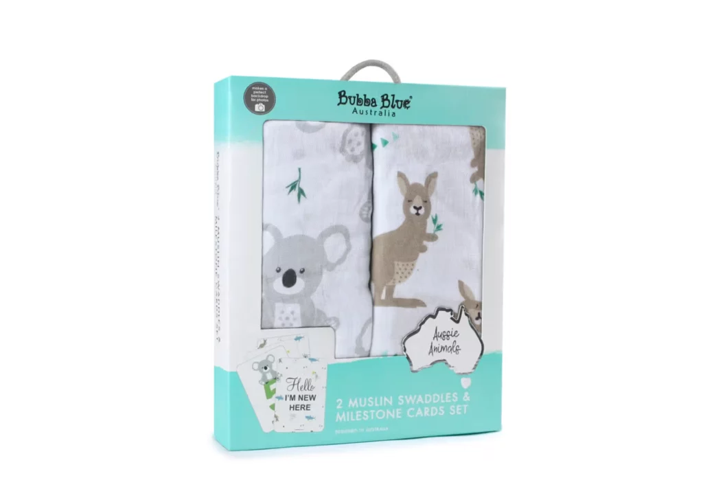 Bubba Blue Animal Muslin Wrap