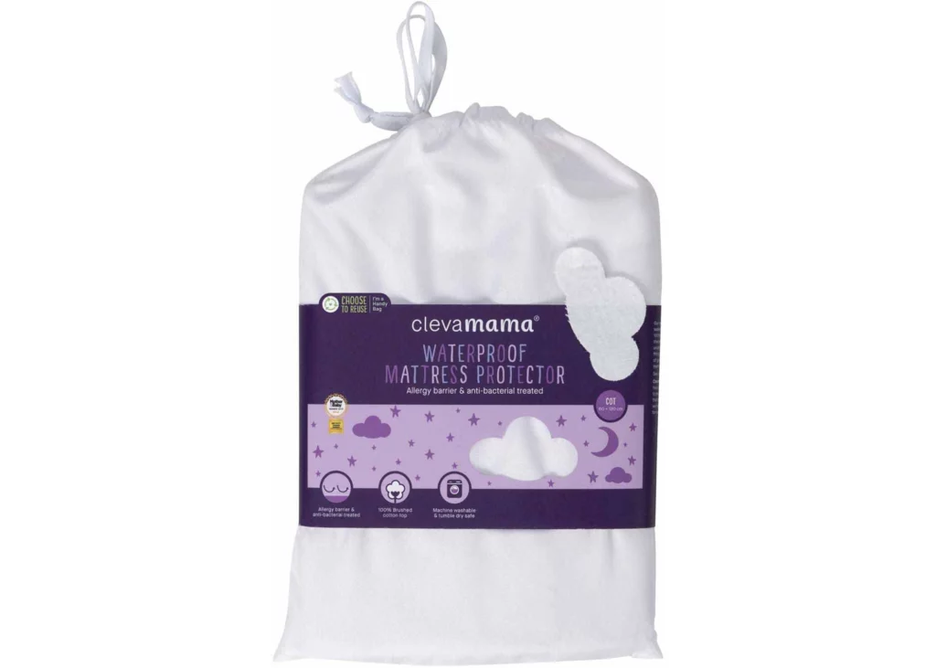 Clevamama Cotton Waterproof Cot Mattress Protector