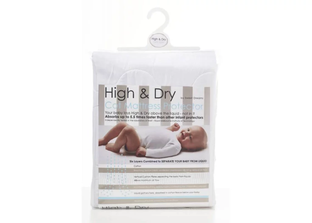 High & Dry Cot Mattress Protector