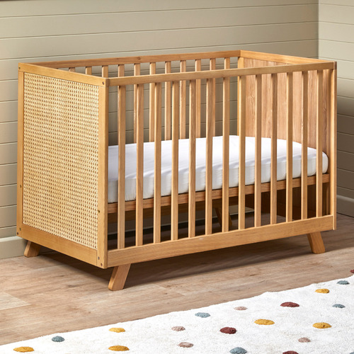 Natural Henley Rattan Cot