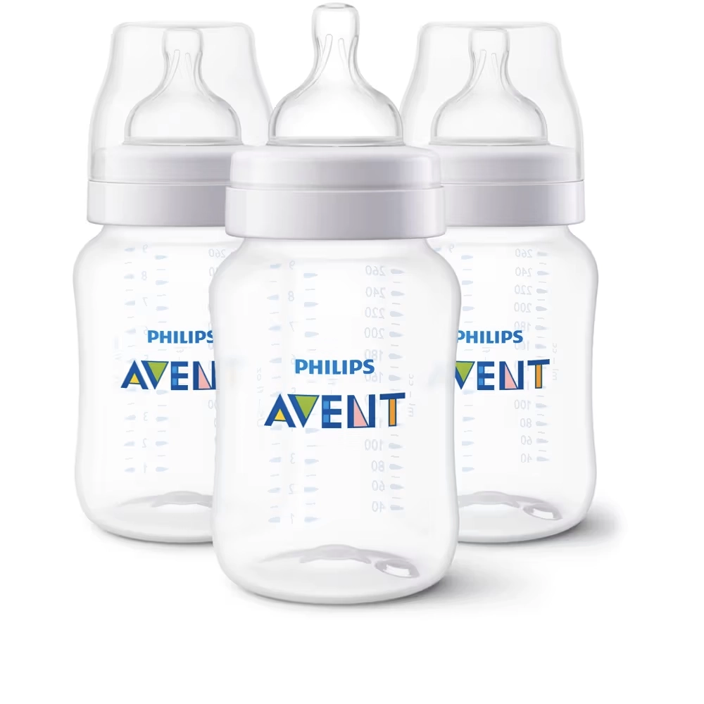 Avent Anti-Colic Baby Bottles 260ML - 3 Pack